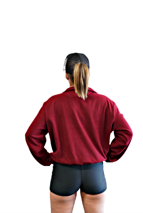Crop Fleece 1/4 Zipup