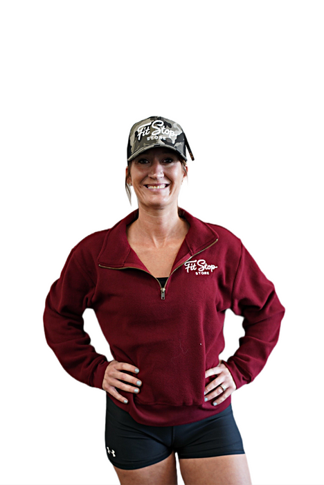Crop Fleece 1/4 Zipup
