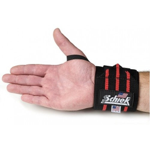 Schiek- Wrist Wraps-Black - 12"-24''